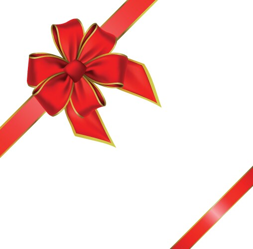 Bow Icon - Red Ribbon – Royalty-Free Vector | VectorStock