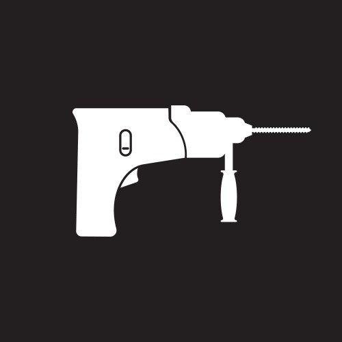 Drill icon vector image