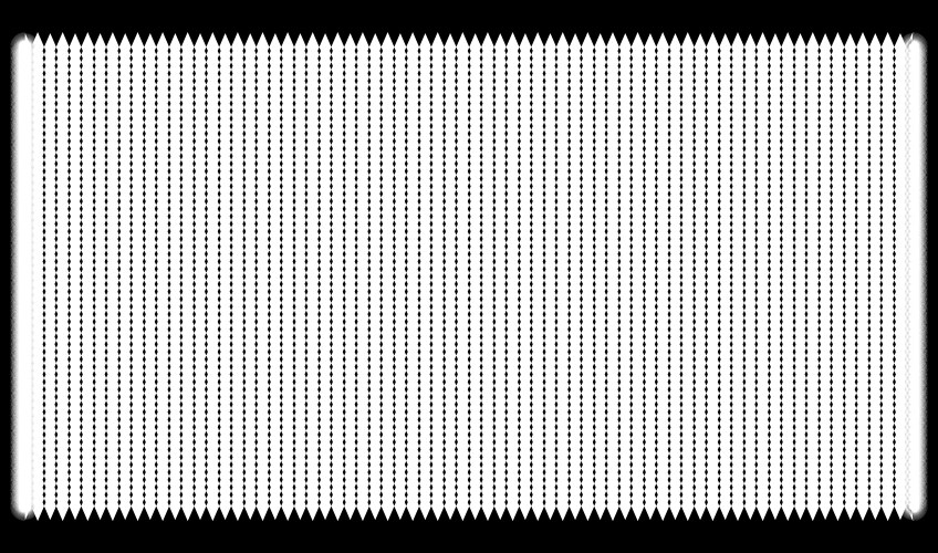 Zig-zag criss-cross edgy lines pattern element vector image