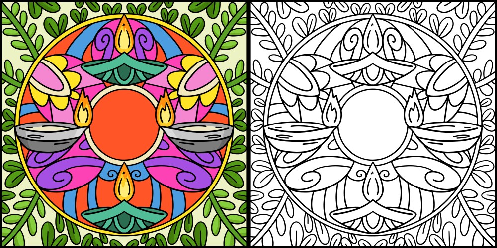 diwali-sweets-coloring-page-colored-royalty-free-vector