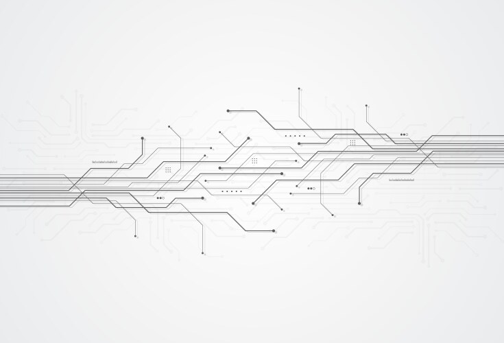 Abstract digital background with technology vector image