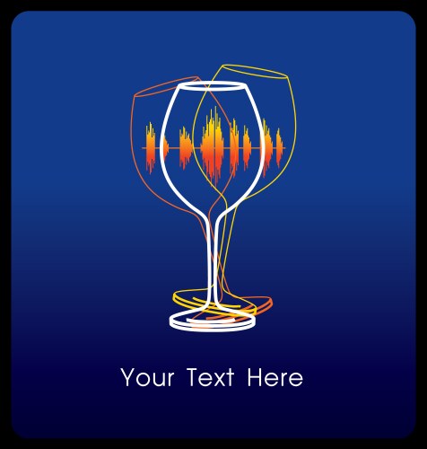 Set of hands with wine glasses Royalty Free Vector Image