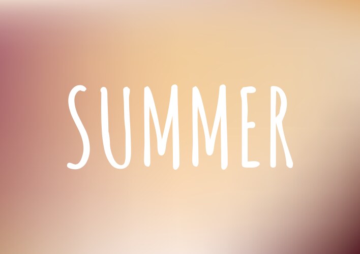 Gradient pattern background with text summer vector image