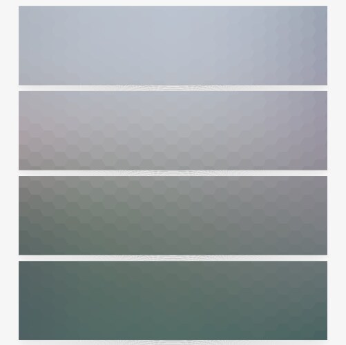 Abstract hexagonal headers set blurred design vector image