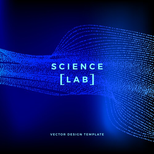 Dynamic Particle Background vector image