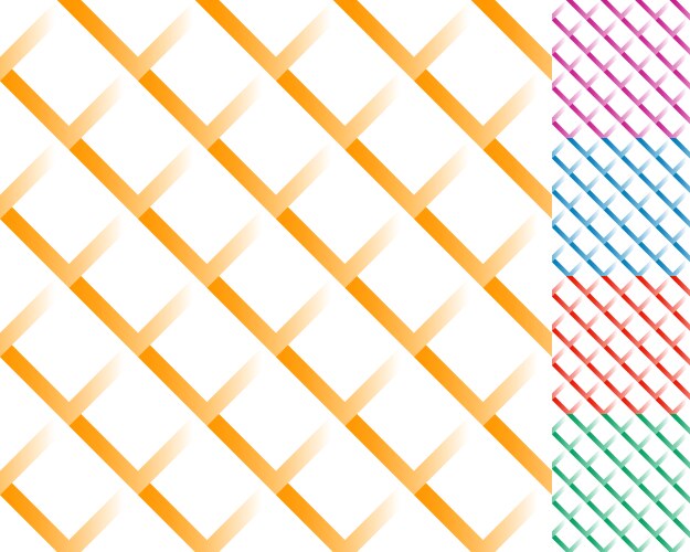 Cellular grid mesh pattern with shade interlaced vector image
