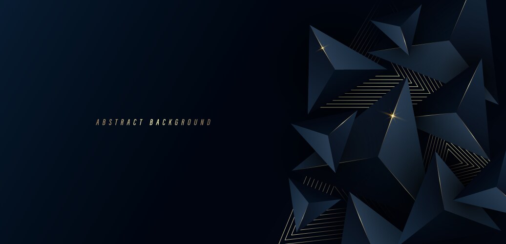 Abstract geometric pattern luxury background Vector Image