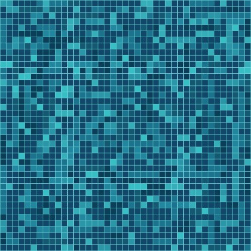 Abstract pixel art blue wallpaper Royalty Free Vector Image