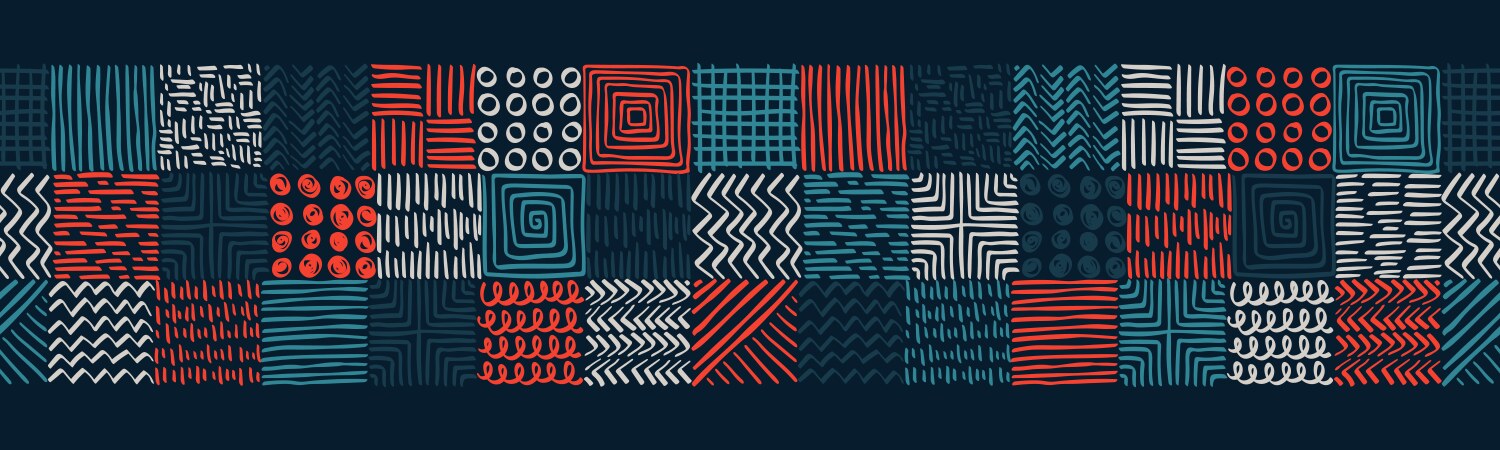 Hand drawn abstract seamless pattern doodle – Royalty-Free Vector ...