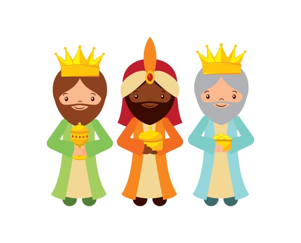 Three wise men Royalty Free Vector Image - VectorStock