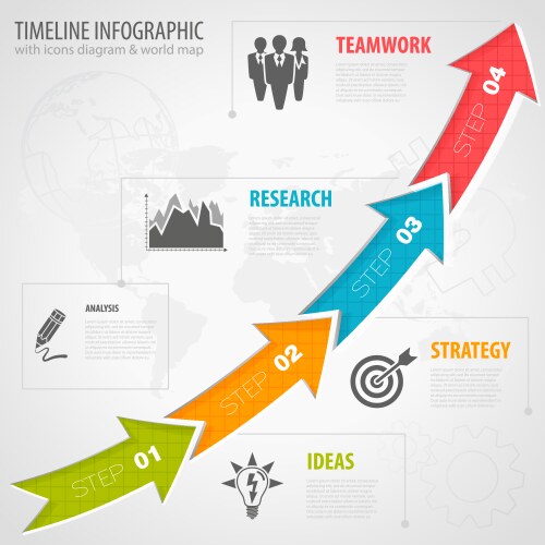 Infographic Template Royalty Free Vector Image Infographic Template Royalty Free Vector Image