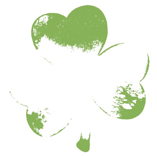 Four leaf shamrock Royalty Free Vector Image - VectorStock