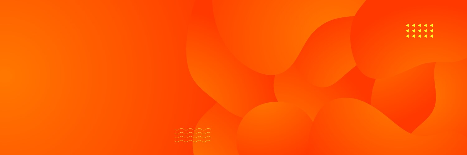 modern red orange banner background vector image