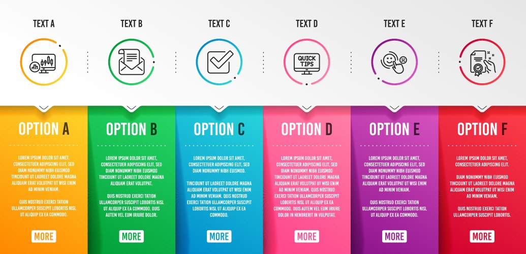 Mail newsletter web tutorials and customer vektorbild