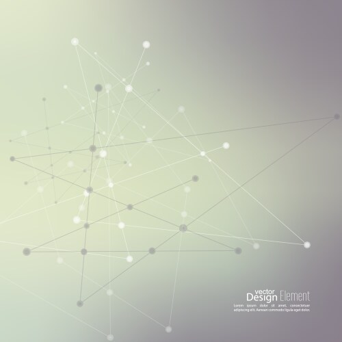 Abstract neat blurred background with dots array vector image