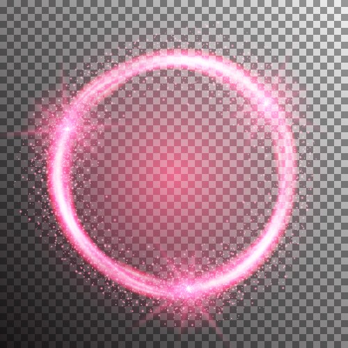 White transparent swirl light effect background Vector Image