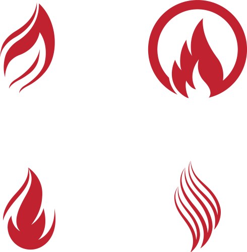 Fire flame logo (32596964) – Royalty-Free Vector | VectorStock