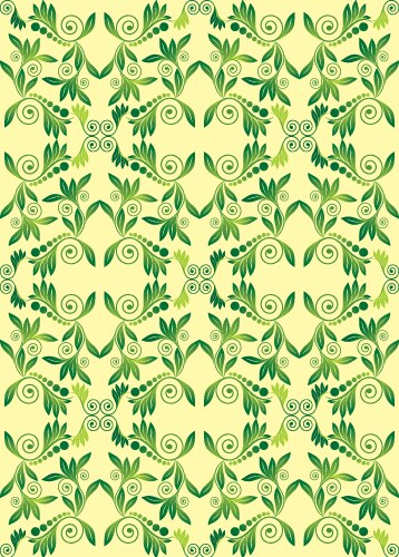 Seamless texture with leafs and berries Royalty Free Vector