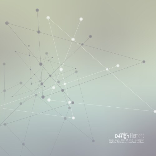 Abstract neat blurred background with dots array vector image