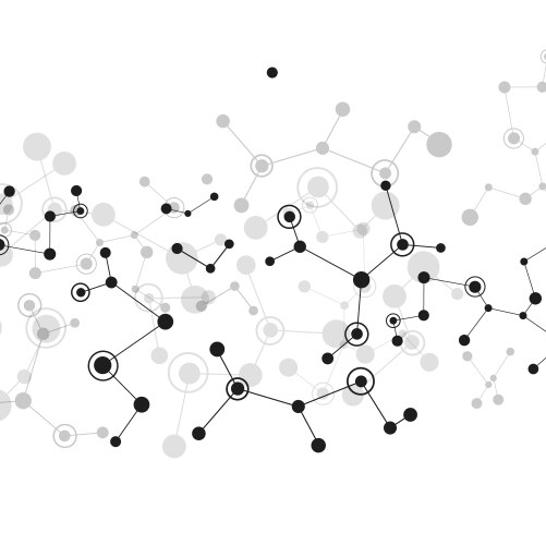 Connect pattern in abstract style on light vector image