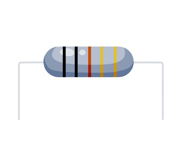 Resistor electrical engineering and electronics – Royalty-Free Vector ...