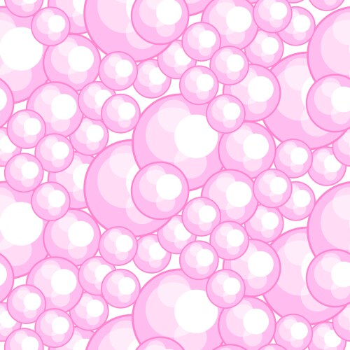 Soap Bubbles Pattern - Seamless – Royalty-Free Vector | VectorStock