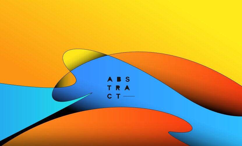 Abstract colorful pattern design and background vector image