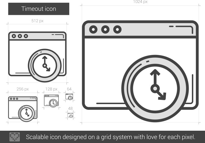 Timeout Vector Images & Graphics for Commercial Use | VectorStock