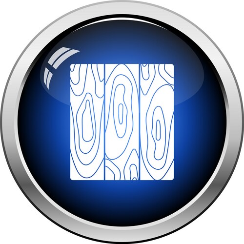 Icon of parquet plank pattern Royalty Free Vector Image