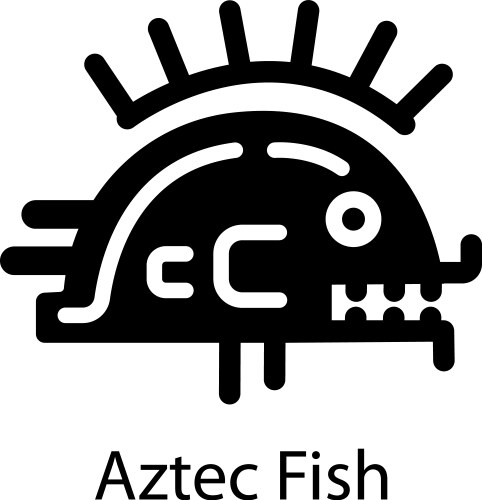 Aztec fish Vector Image