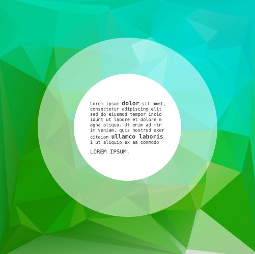 Geometric triangular abstract background vector image