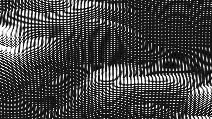 Point wave noise texture abstract dot background vector image