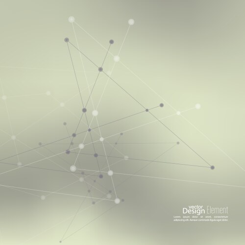 Abstract neat blurred background with dots array vector image
