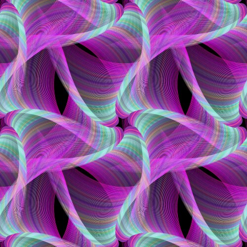 Fractal design pattern background vector image