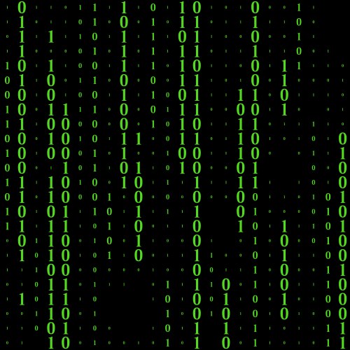 Streaming binary code background coding or hacker vector image