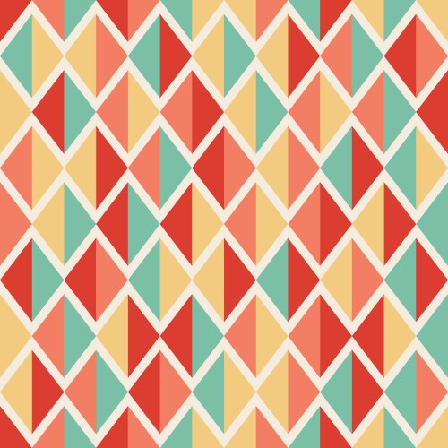 Modern seamless background mid-century abstract vector image