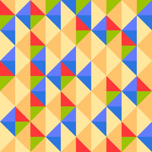Geometric Triangle Pattern vector image