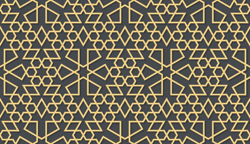 Seamless pattern in authentic arabian style Vector Image
