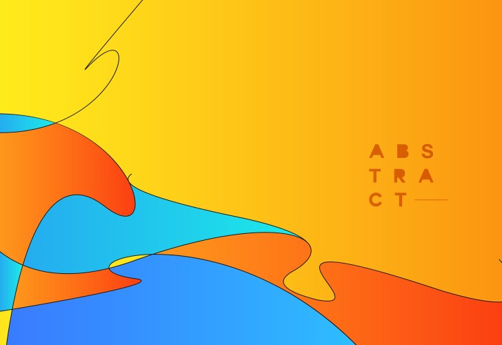 Abstract colorful pattern design and background vector image