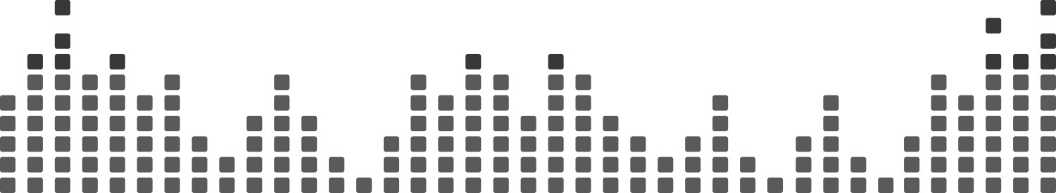 Creating an abstract representation of music waves vector image