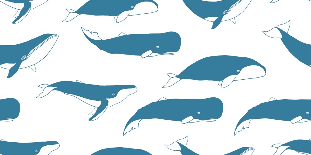 Abstract sea background seamless pattern for your Vector Image