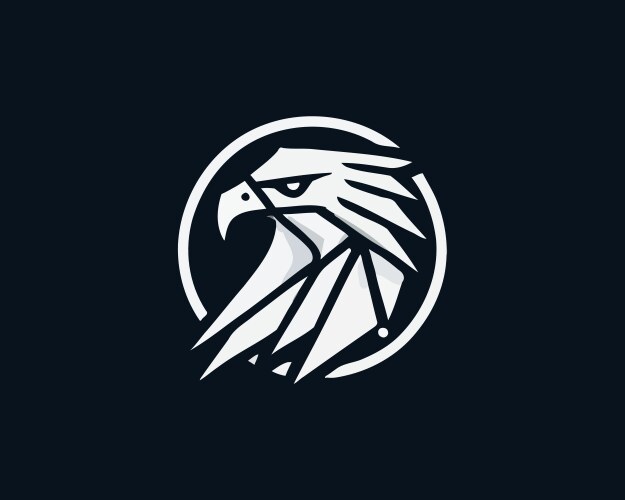 Eagle logo design Royalty Free Vector Image - VectorStock