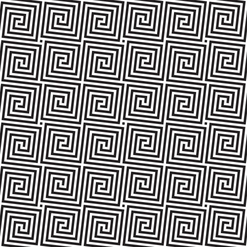 Black and white classic meander seamless pattern Vector Image