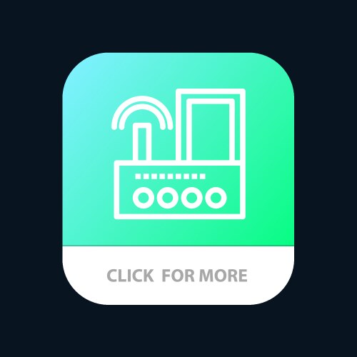 Router device signal wifi radio mobile app button vector image
