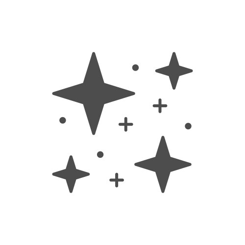 star shine or twinkle glyph icon vector image vector image