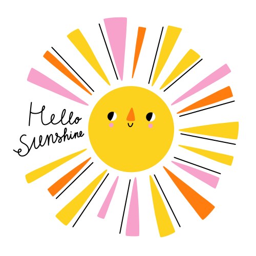Happy Sunshine Vector Images (over 22,000)