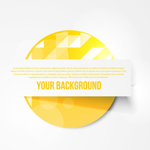 Abstract circles template object web vector image
