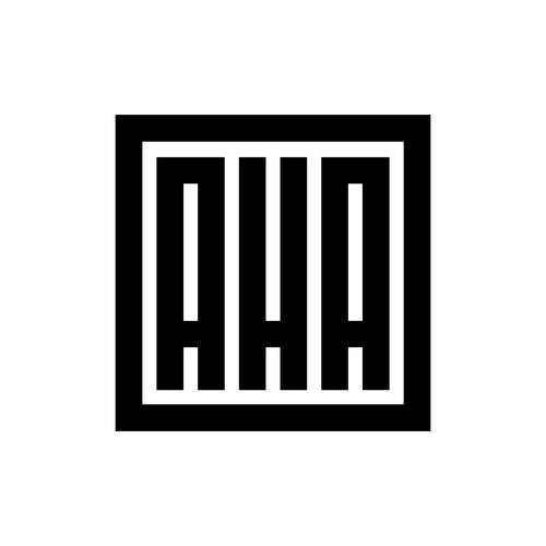 Initial letter aaa logo design template elements Vector Image