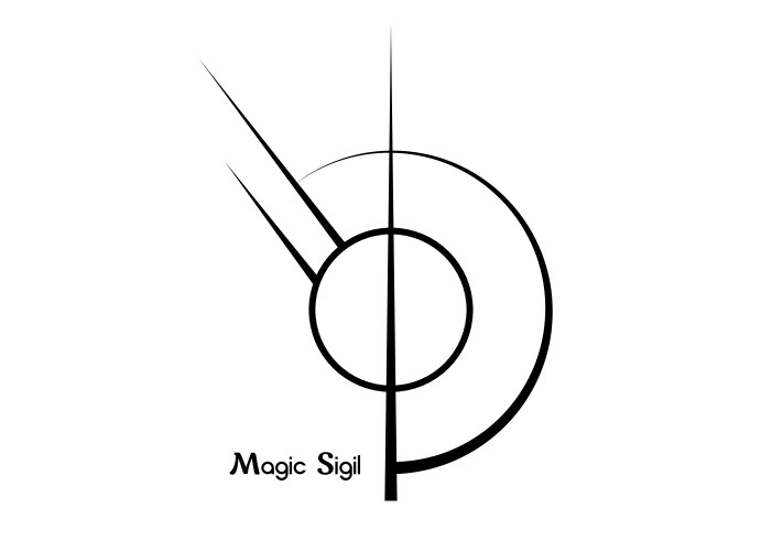 Sigil for protection wiccan symbolisms sign vector image