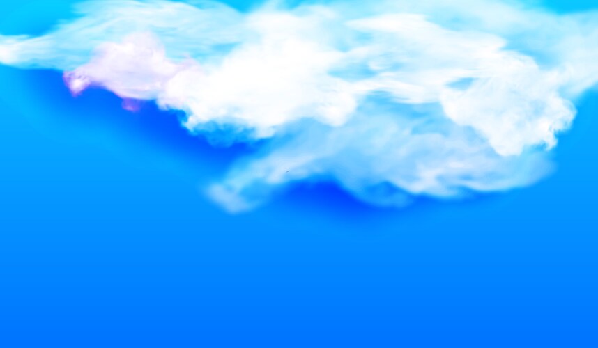 Blue sky with cloud scene Royalty Free Vector Image